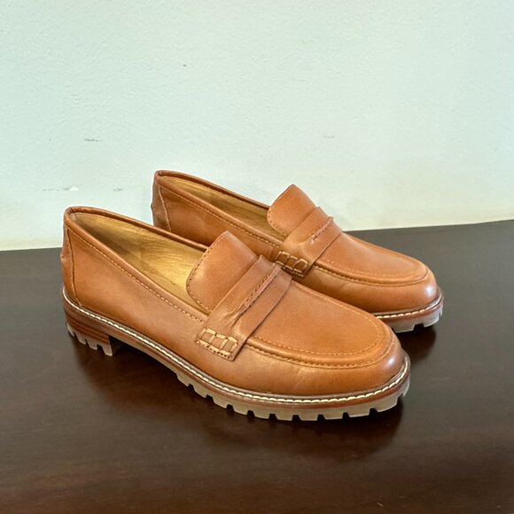 Madewell Shoes - New Madewell Womens 6 Brown The Corinne Loafers Lugsole Style#NE526 Leather